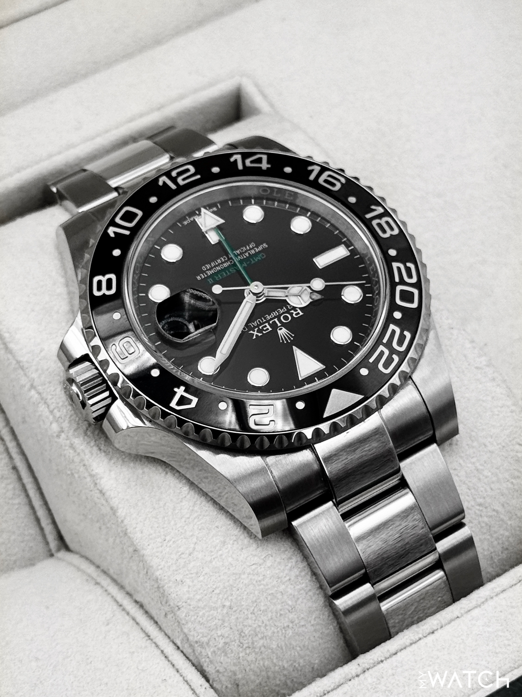 2018 Rolex GMT-Master II 40mm 116710LN Stainless Steel Black Dial