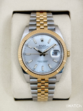NEW 2025 Rolex Datejust 41mm 126333 Two-Tone Jubilee Silver Dial (STICKERED)