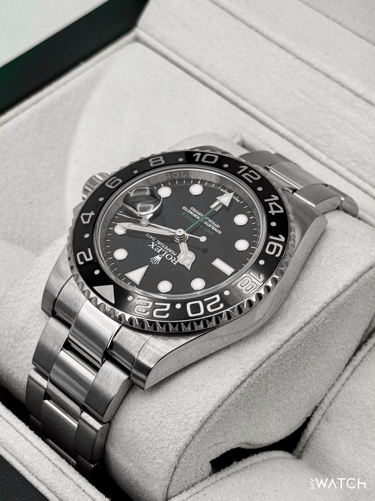 2014 Rolex GMT-Master II 40mm 116710LN Stainless Steel Black Dial