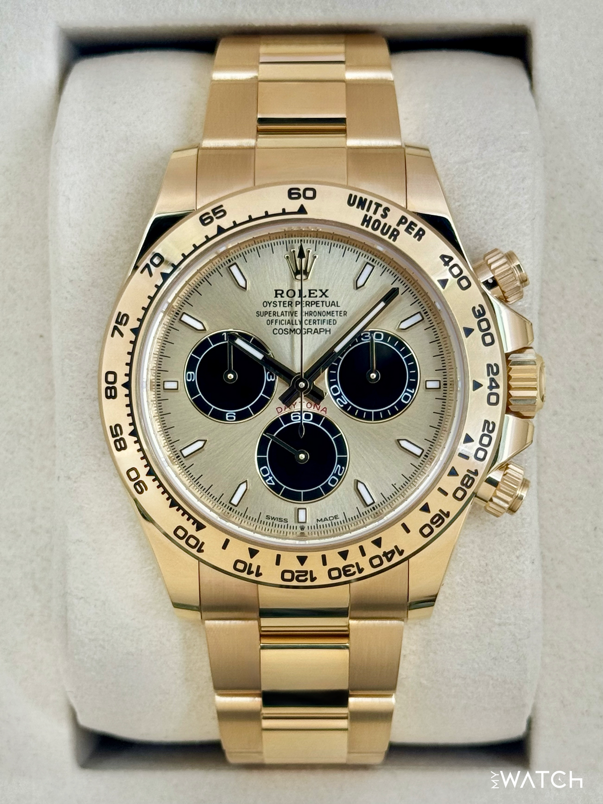 NEW 2026 Rolex Daytona 40mm 126508 18K Yellow Gold Champagne "Pikachu" Dial (STICKERED)