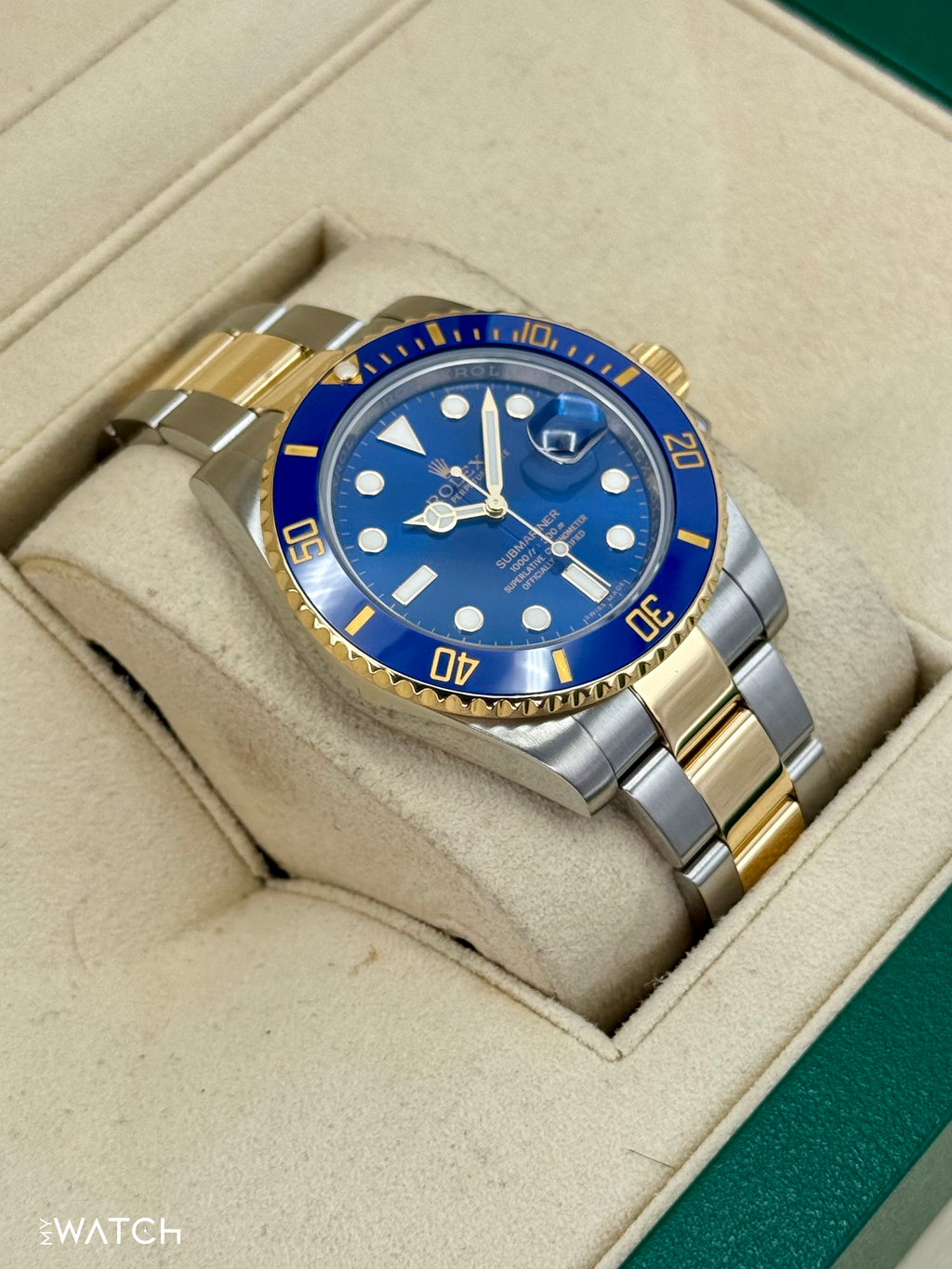 2016 Rolex Submariner "Bluesy" 40mm 116613LB Two-Tone Blue Dial