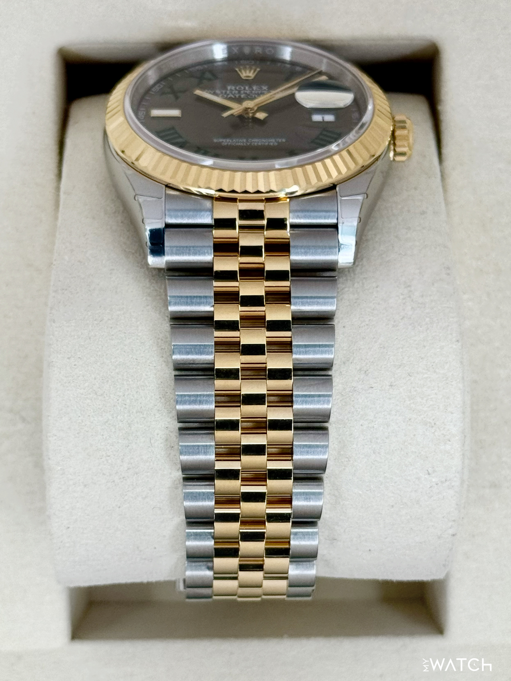 NEW 2026 Rolex Datejust 36mm 126233 Two-Tone Jubilee Wimbledon Dial (STICKERED)