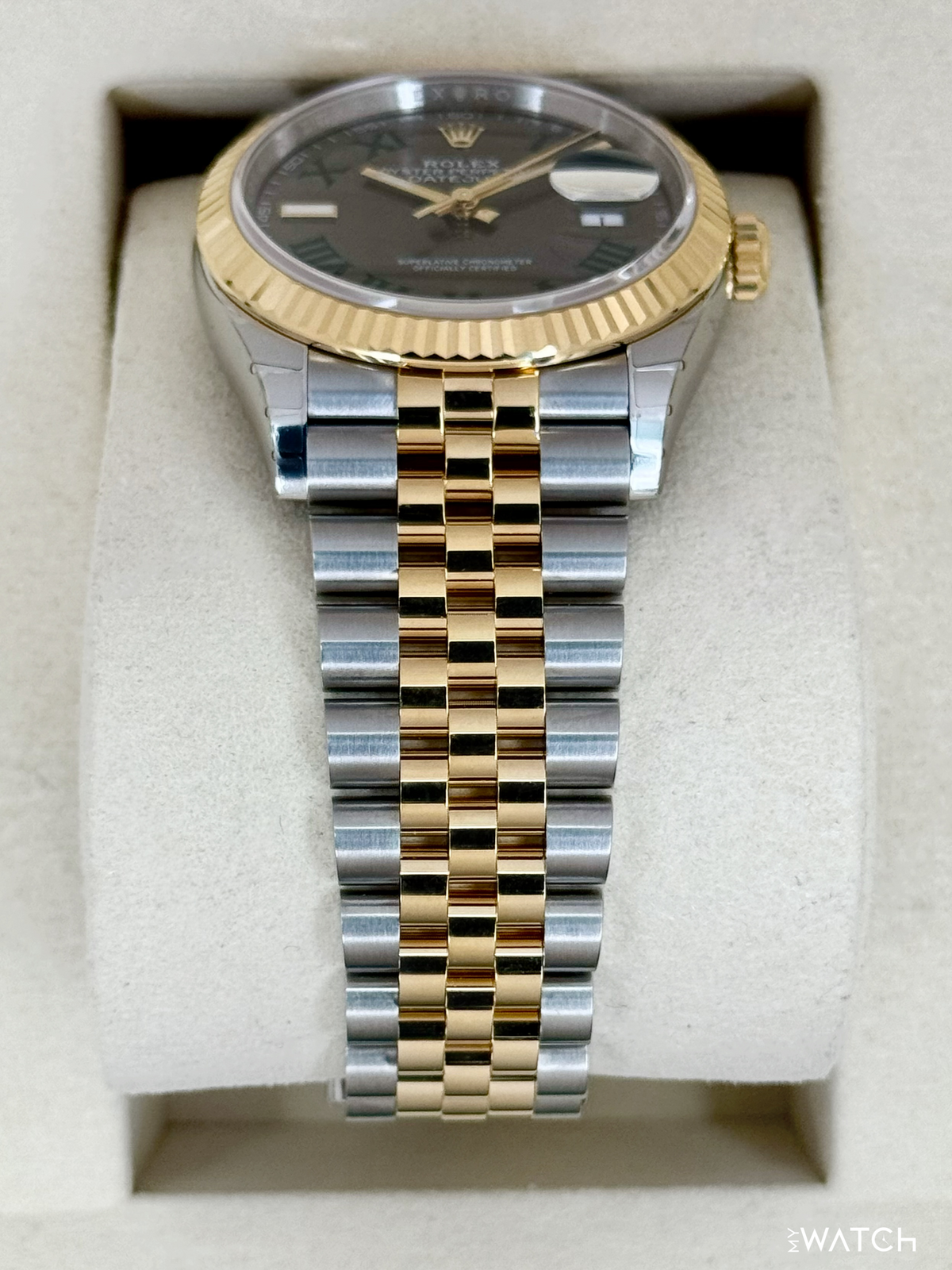 NEW 2026 Rolex Datejust 36mm 126233 Two-Tone Jubilee Wimbledon Dial (STICKERED)