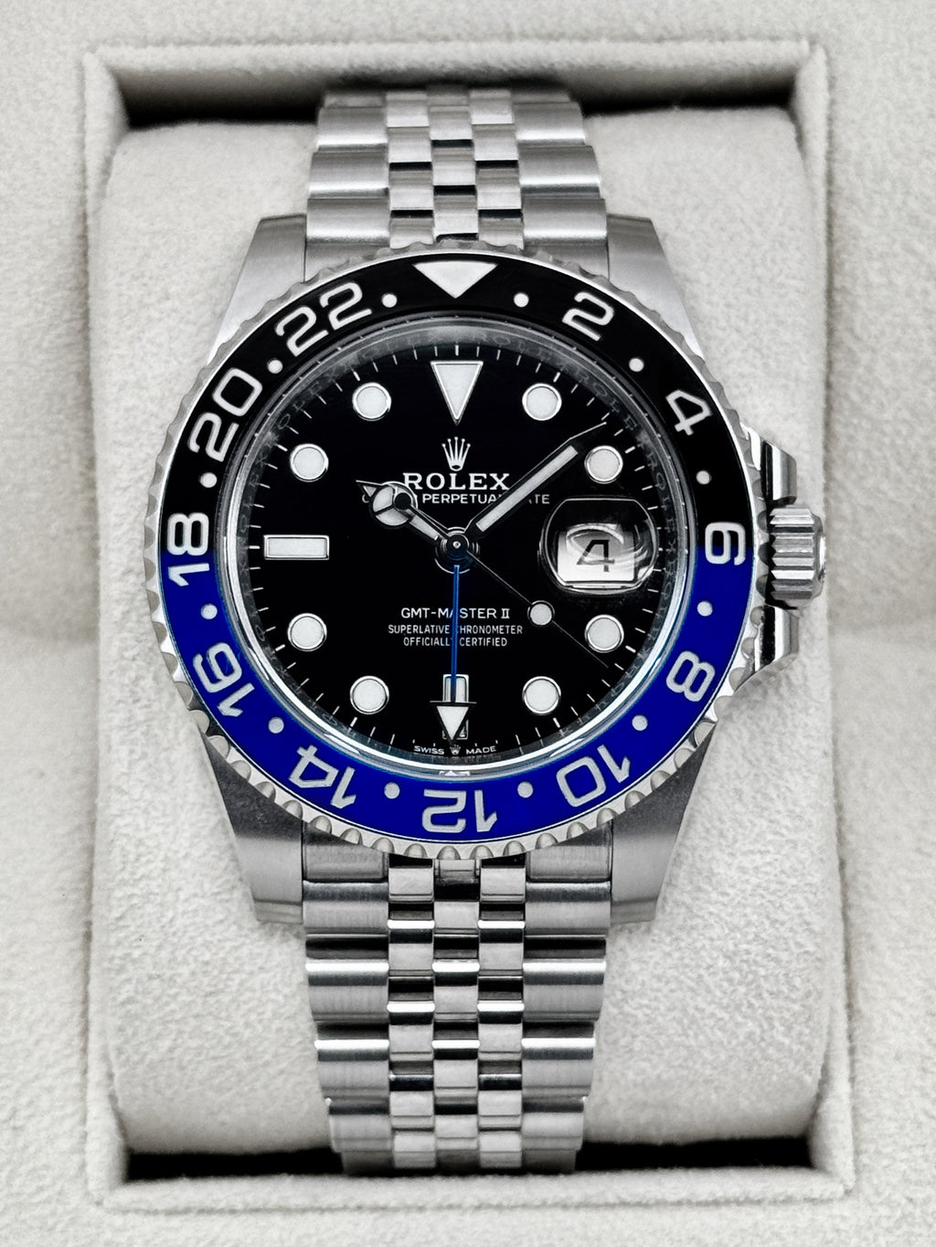 2019 Rolex GMT-Master II "Batgirl" 40mm 126710BLNR Jubilee