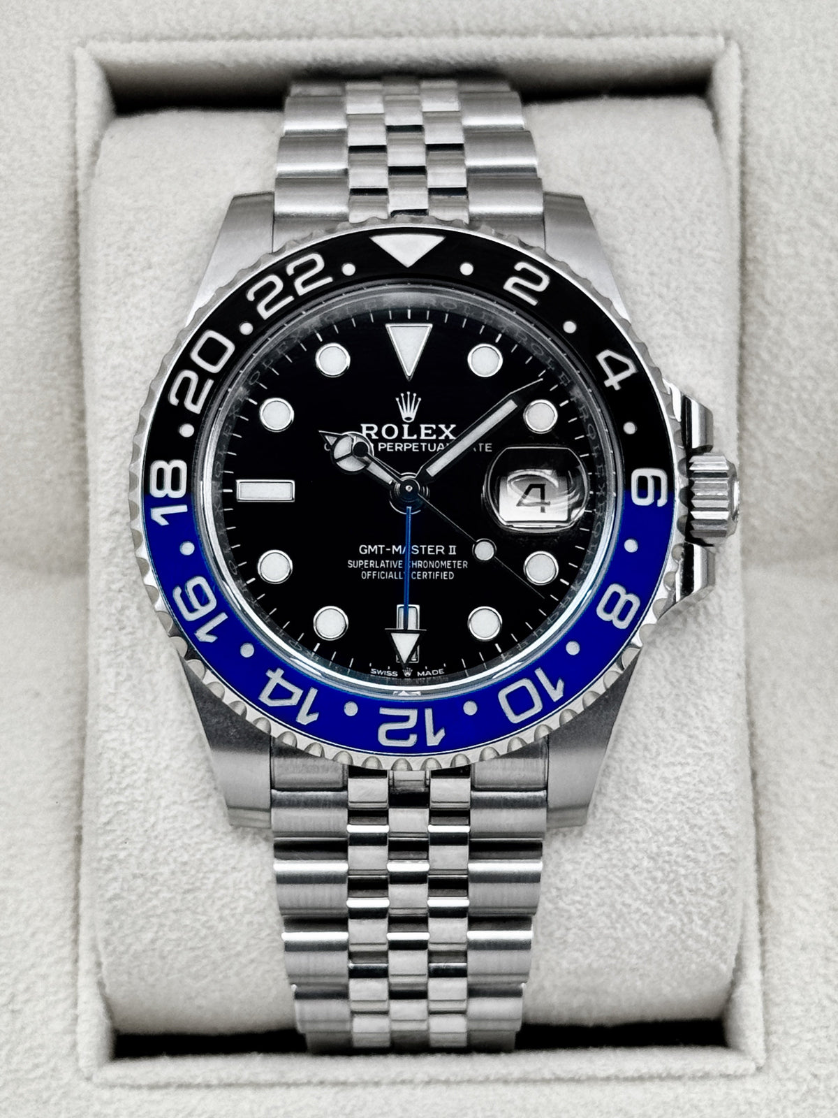 2019 Rolex GMT-Master II "Batgirl" 40mm 126710BLNR Jubilee