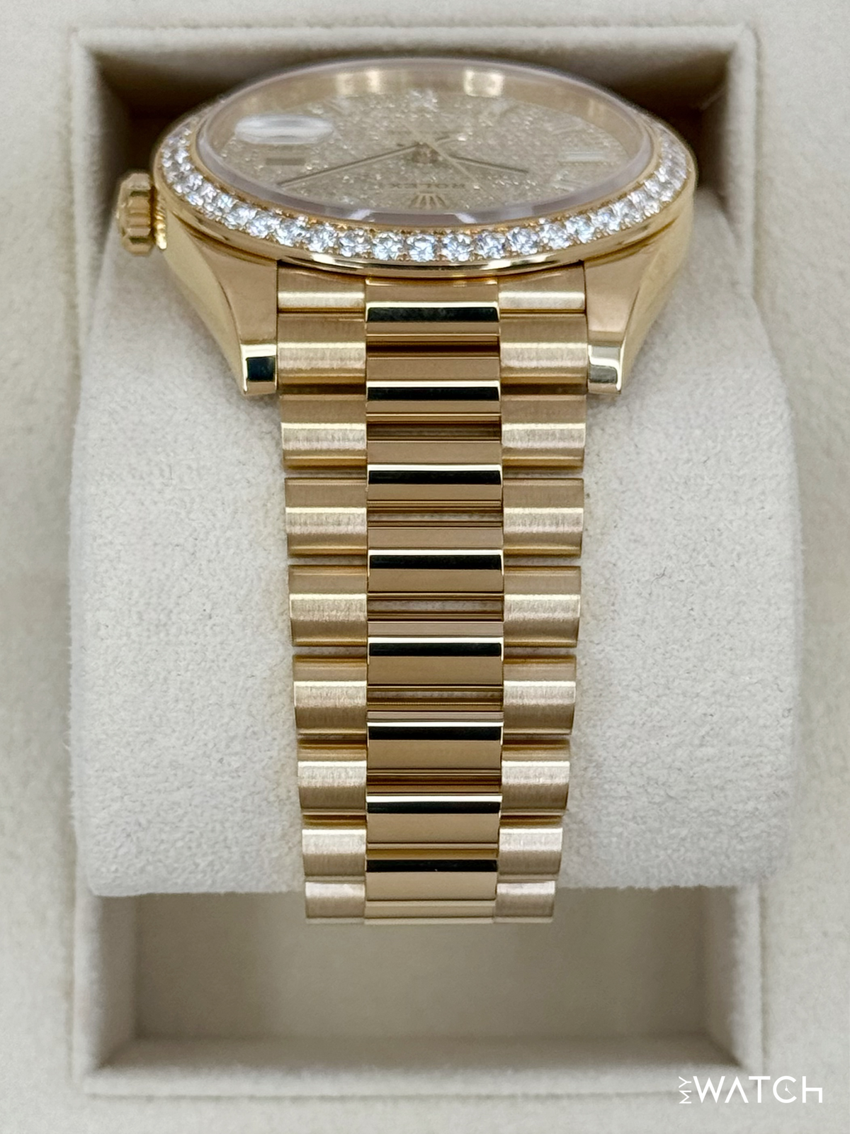 2024 Rolex Day-Date 40mm 228348RBR Diamond Paved Dial