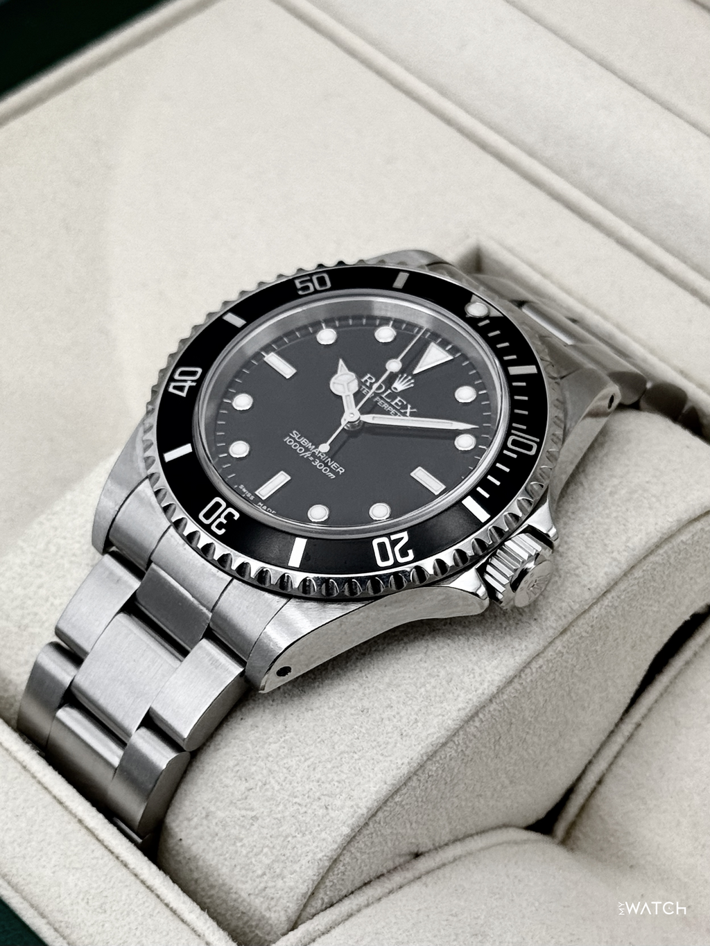 2006 Rolex Submariner 40mm 14060M Stainless Steel Two-Liner Black Dial