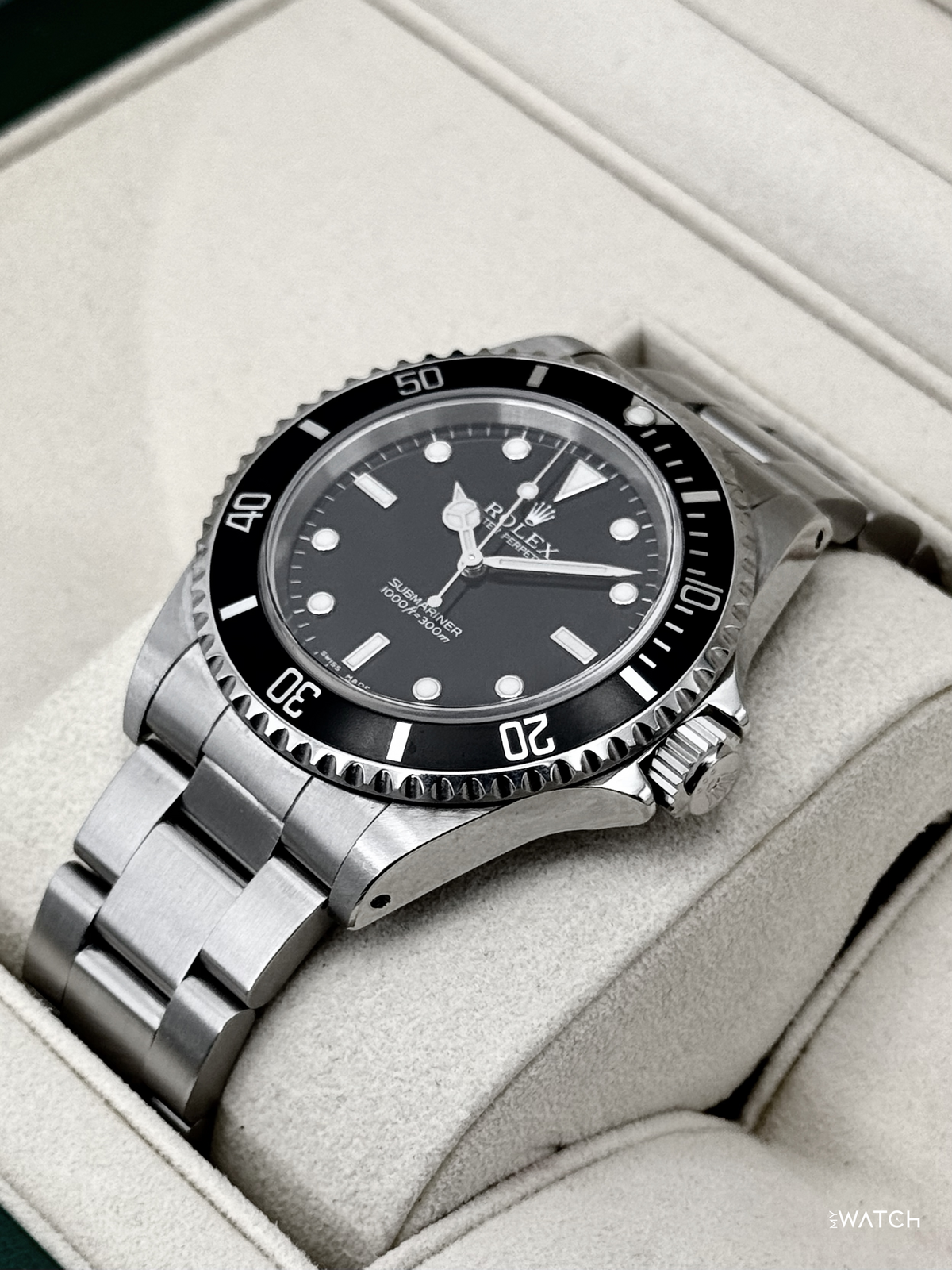 2006 Rolex Submariner 40mm 14060M Stainless Steel Two-Liner Black Dial