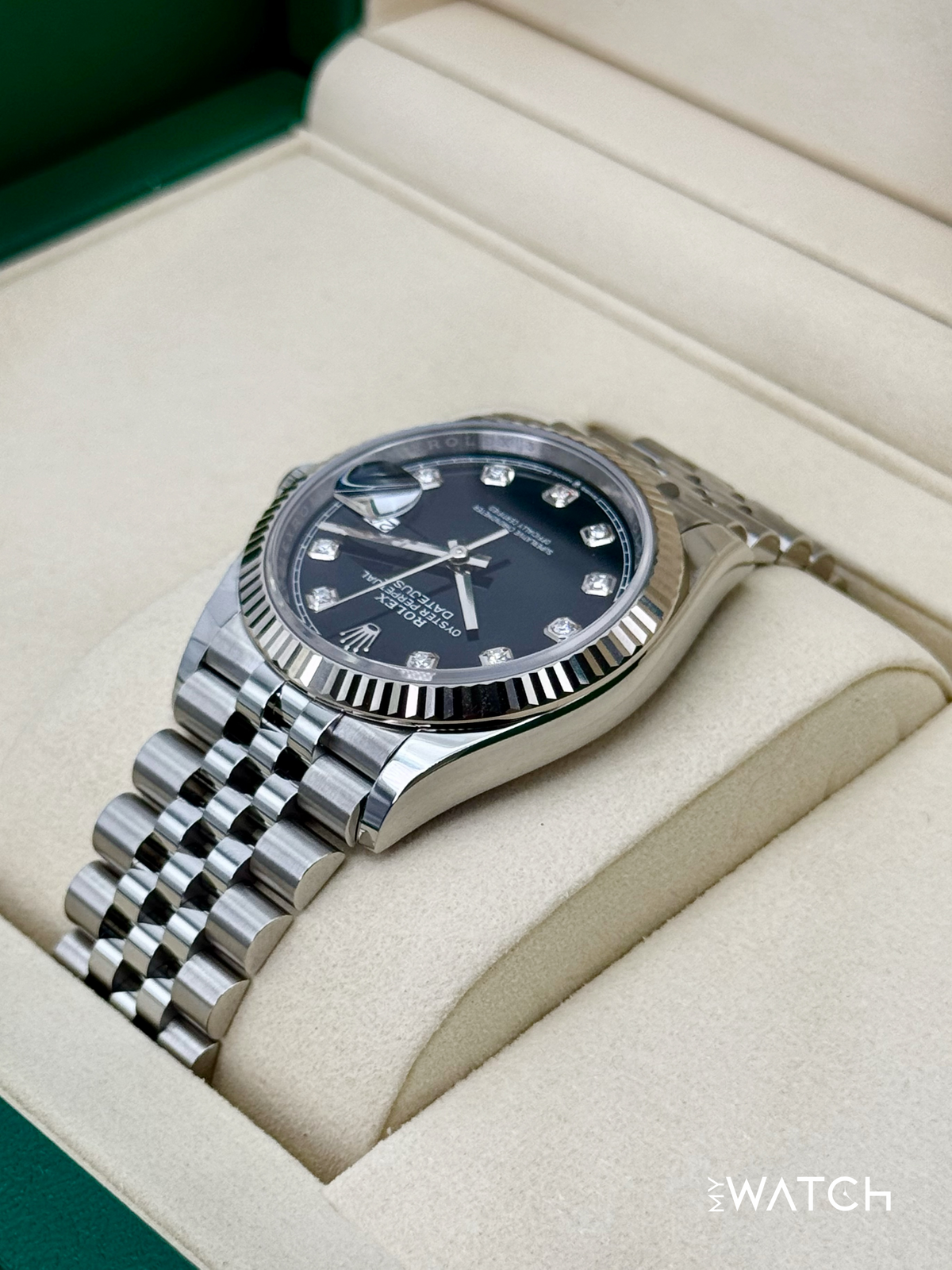 NEW 2026 Rolex Datejust 36mm 126234 Jubilee Black Diamond Dial