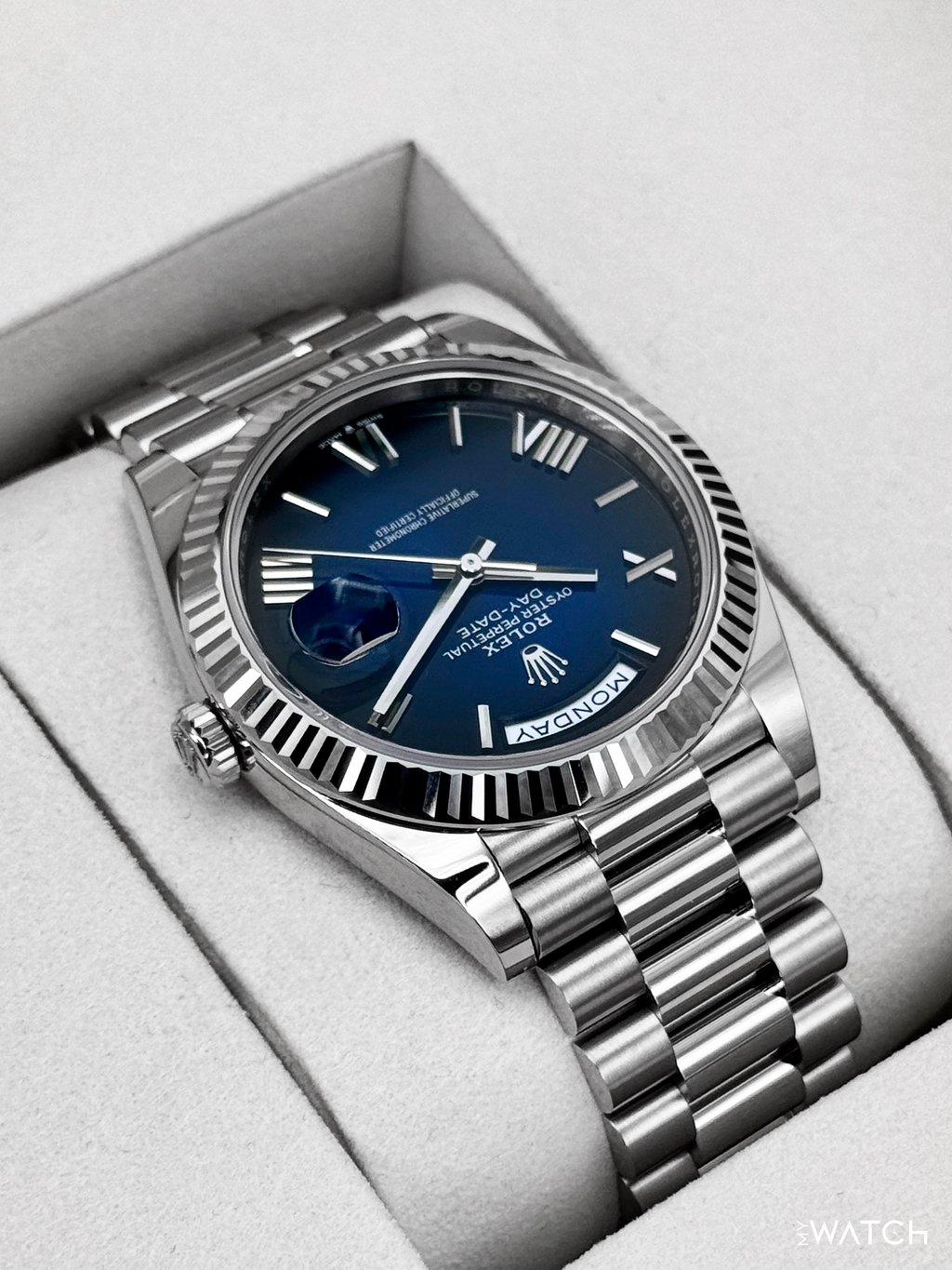 NEW 2026 Rolex Day-Date 40mm 228239 Presidential Blue Ombre Dial