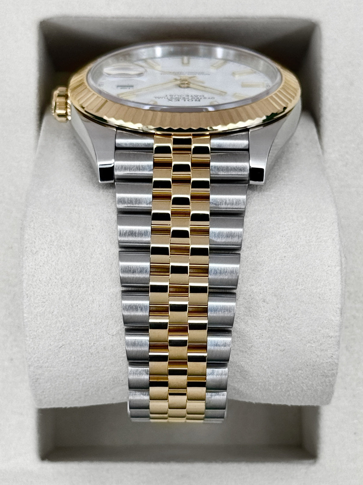 2025 Rolex Datejust 41mm 126333 Two-Tone Jubilee White Dial