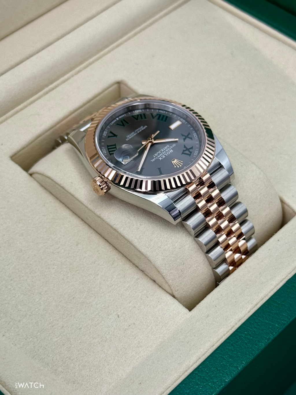 NEW 2026 Rolex Datejust 41mm 126331 Two-Tone Jubilee Wimbledon Dial
