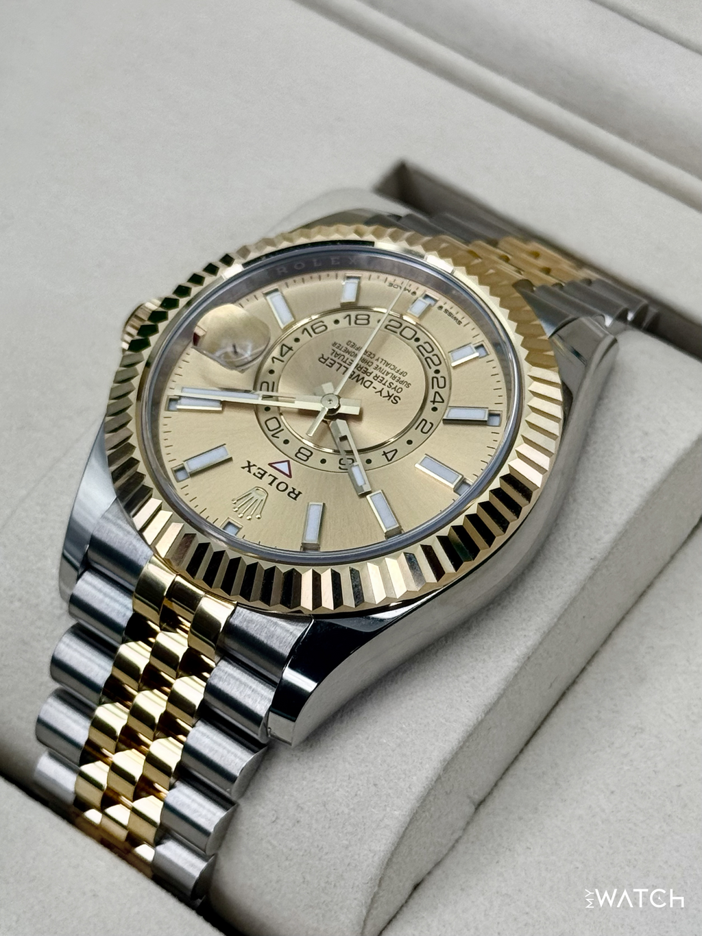 NEW 2026 Rolex Sky-Dweller 42mm 336933 Jubilee Champagne Dial