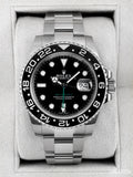 2018 Rolex GMT-Master II 40mm 116710LN Stainless Steel Black Dial