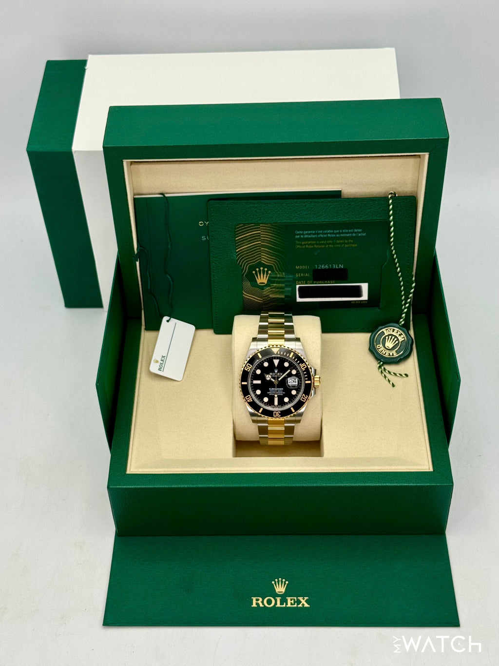 NEW 2025 Rolex Submariner 41mm 126613LN Two-Tone Black Dial