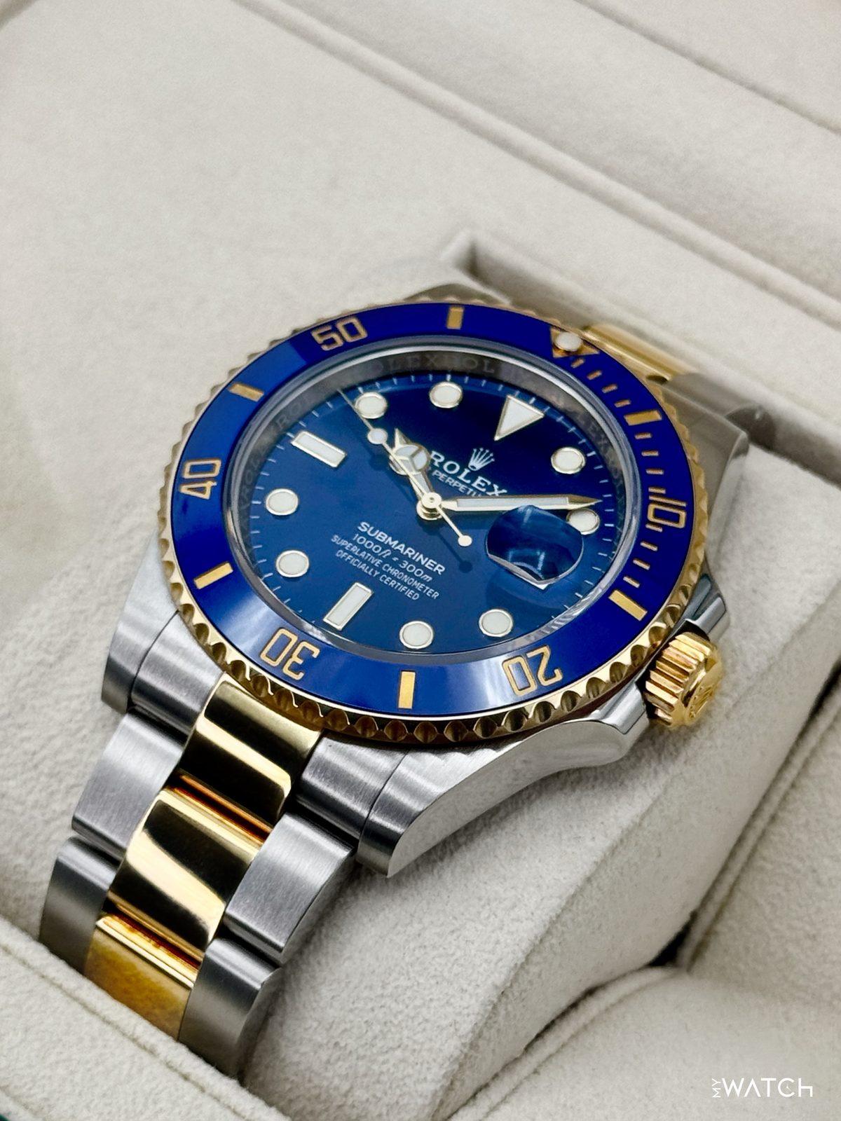 2021 Rolex Submariner "Bluesy" 41mm 126613LB Two-Tone Blue Dial