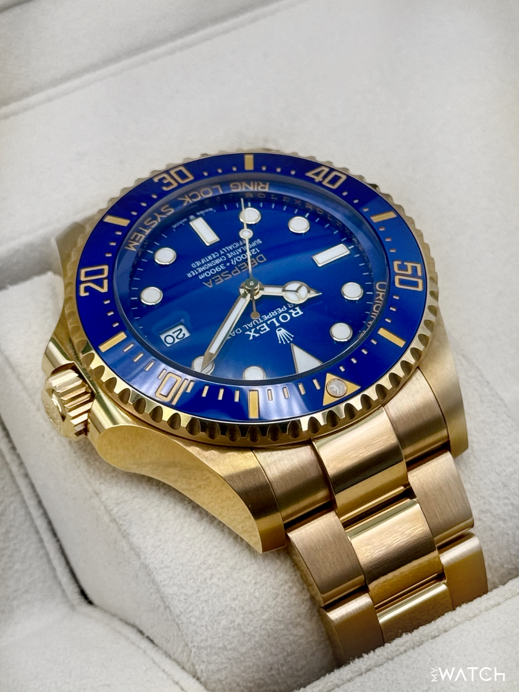 2025 Rolex Deepsea 44mm 136668LB Yellow Gold Blue Dial