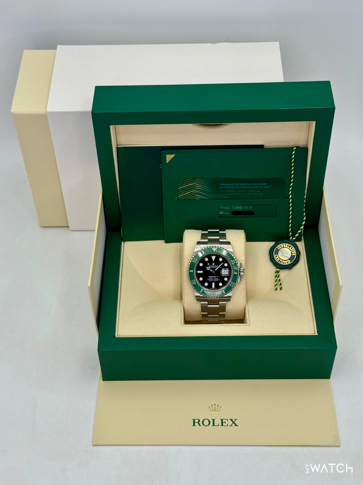 2020 Rolex Submariner "Starbucks" 41mm 126610LV Black Dial