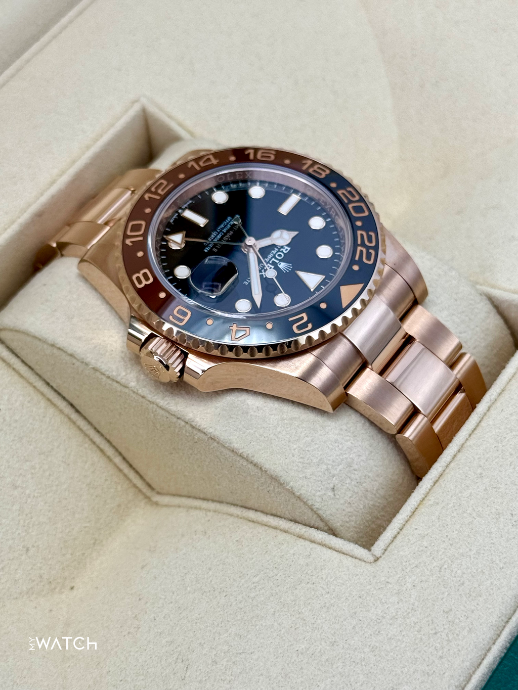 2021 Rolex GMT-Master II "Rootbeer" 40mm 126715CHNR Rose Gold