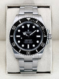 2024 Rolex Submariner 41mm 124060 Stainless Steel Black Dial