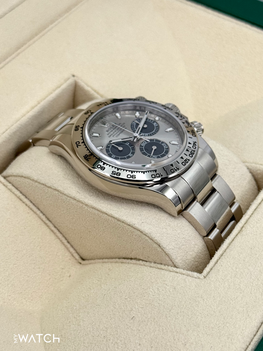 2020 Rolex Daytona "Ghost" 40mm 116509 White Gold Silver Dial