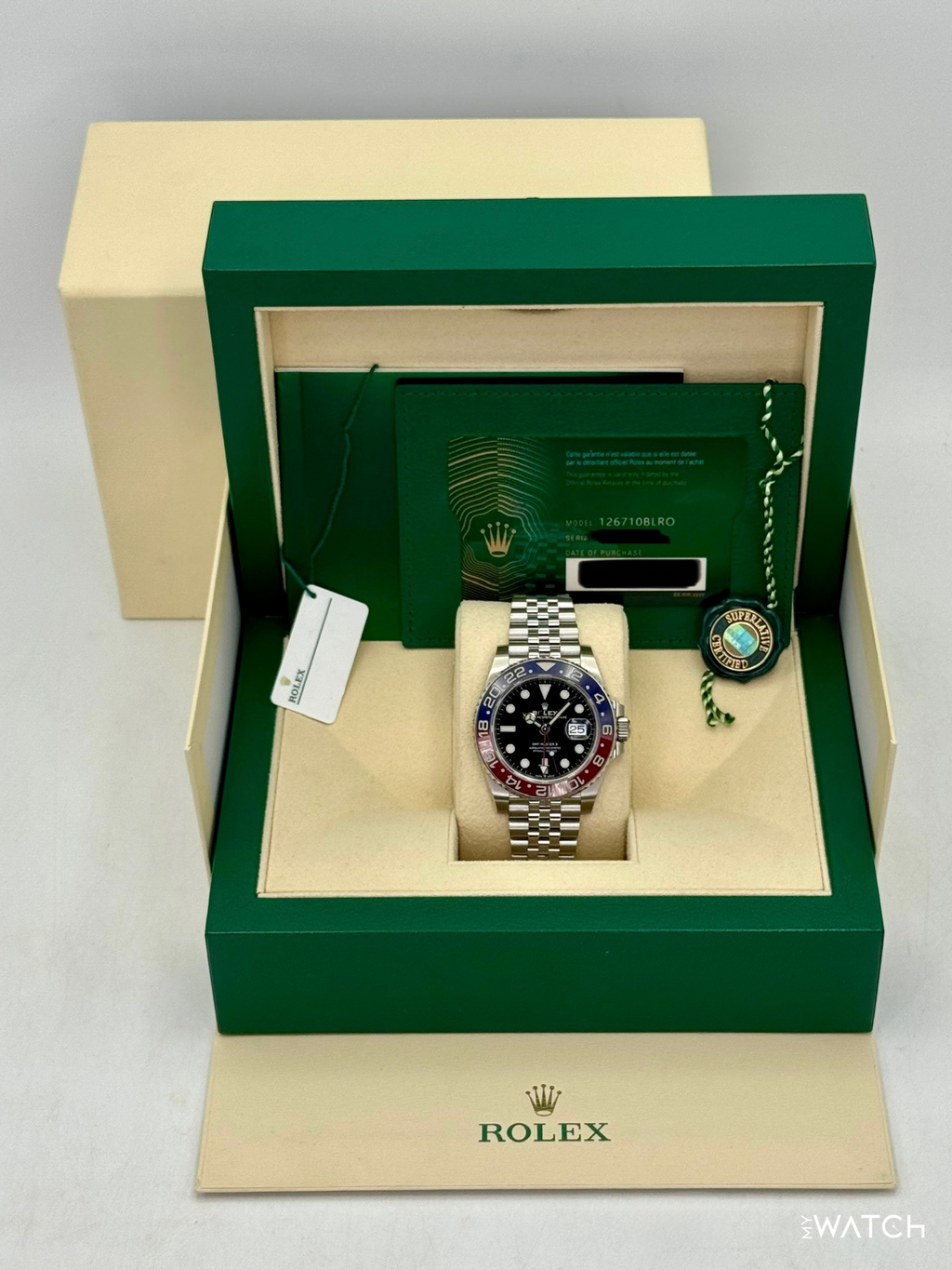 2021 Rolex GMT-Master II "Pepsi" 40mm 126710BLRO Jubilee