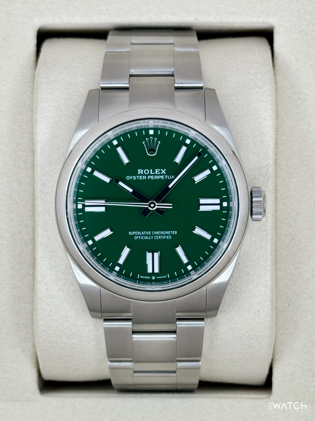 NEW 2026 Rolex Oyster Perpetual 41mm 134300 Green Dial