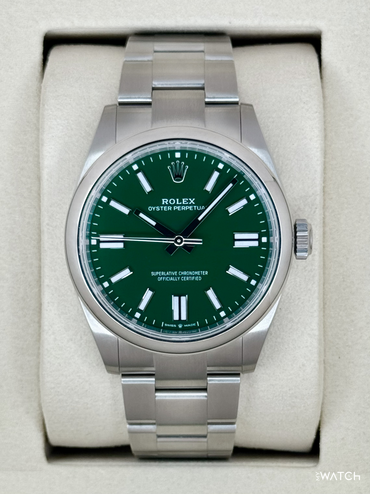 NEW 2026 Rolex Oyster Perpetual 41mm 134300 Green Dial