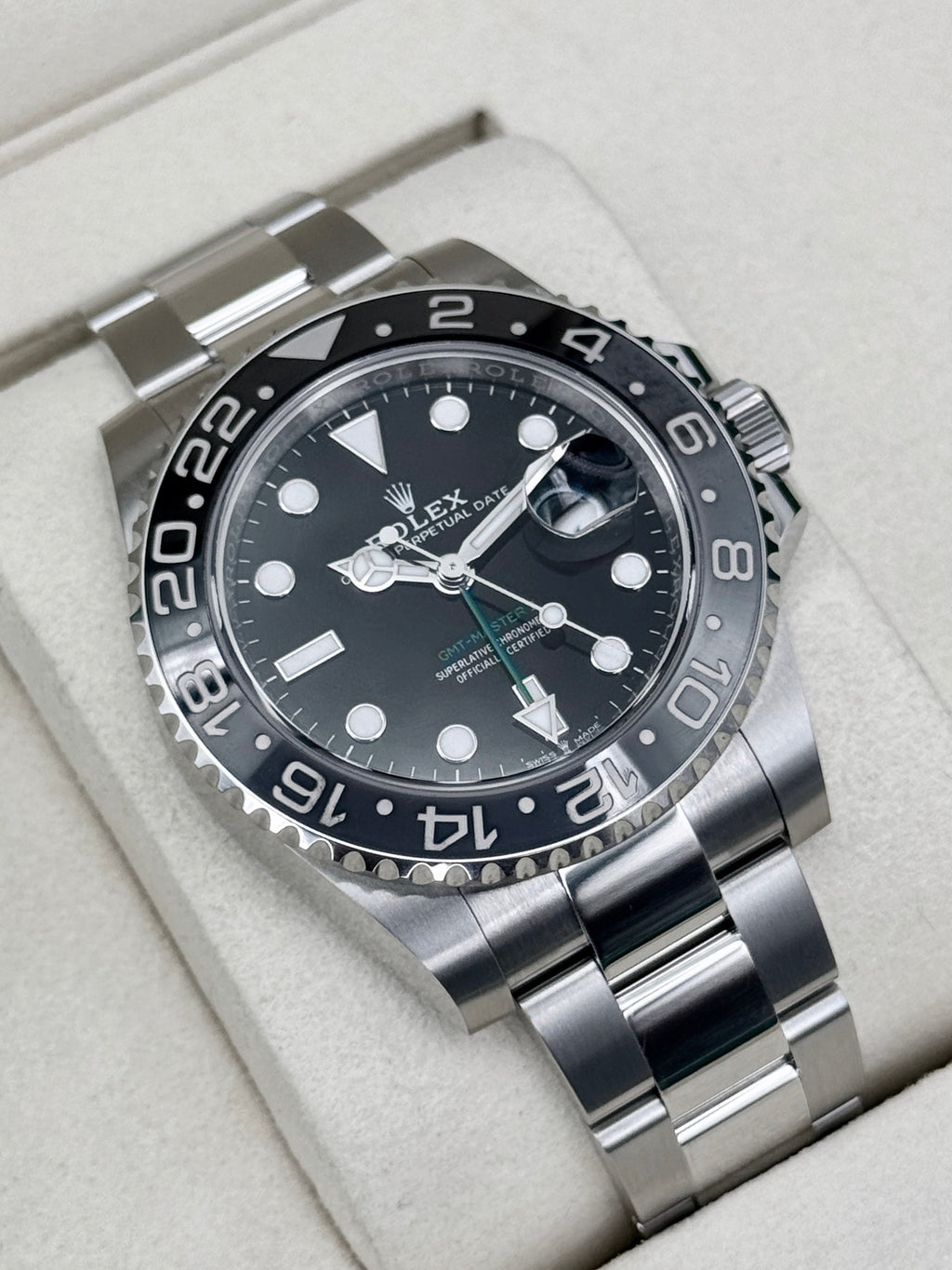2025 Rolex GMT-Master II "Bruce Wayne" 40mm 126710GRNR Oyster