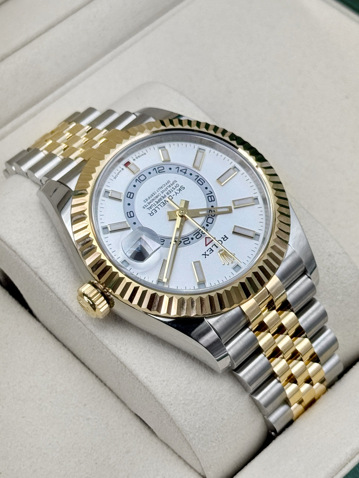 NEW 2026 Rolex Sky-Dweller 42mm 336933 Jubilee White Dial