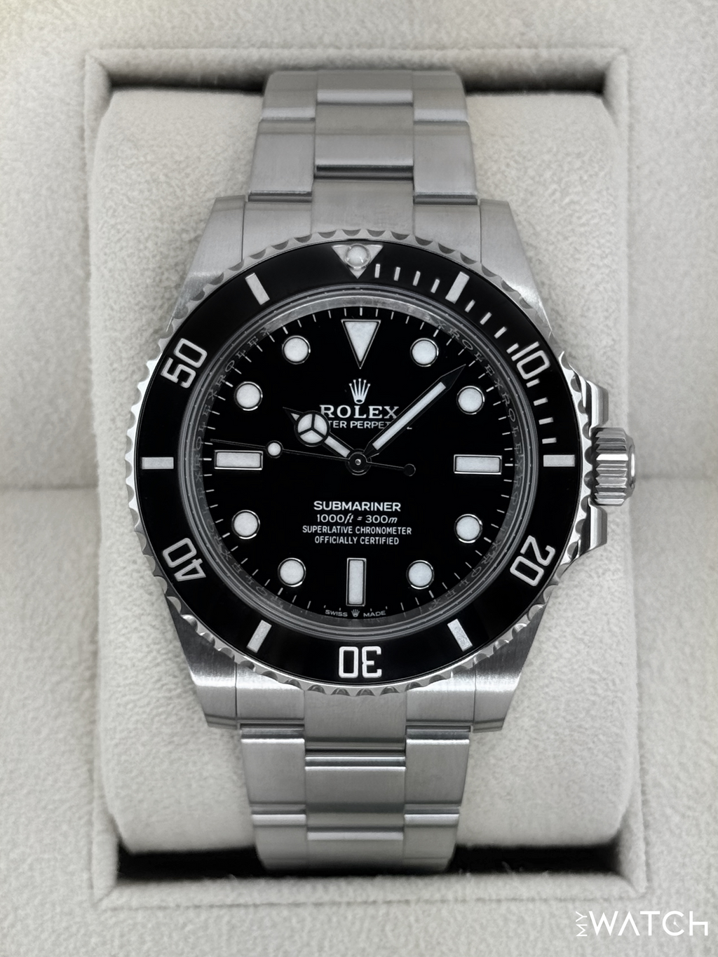 2025 Rolex Submariner 41mm 124060 Stainless Steel Black Dial