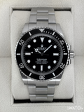 2025 Rolex Submariner 41mm 124060 Stainless Steel Black Dial