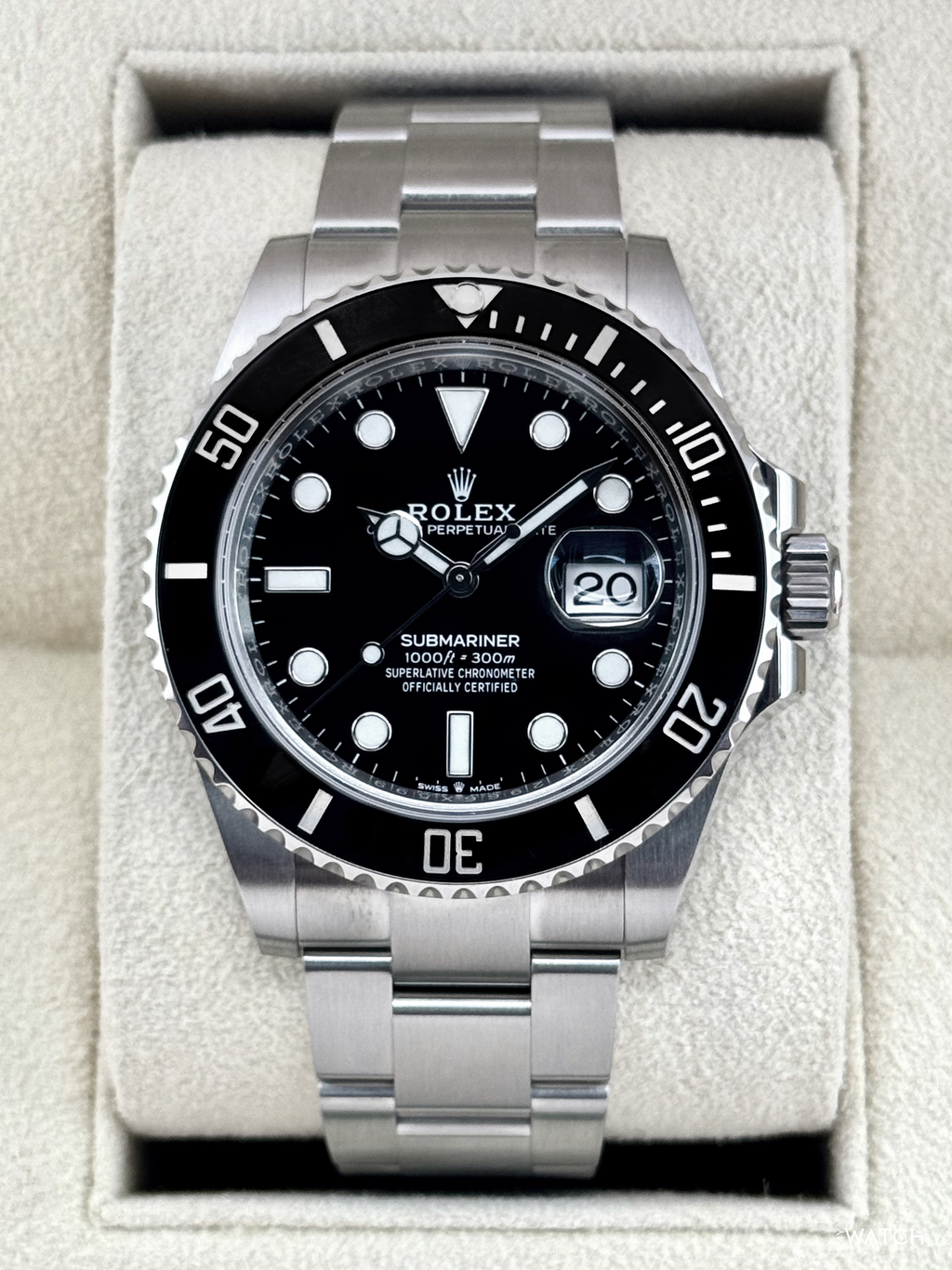 2022 Rolex Submariner 41mm 126610LN Stainless Steel Black Dial
