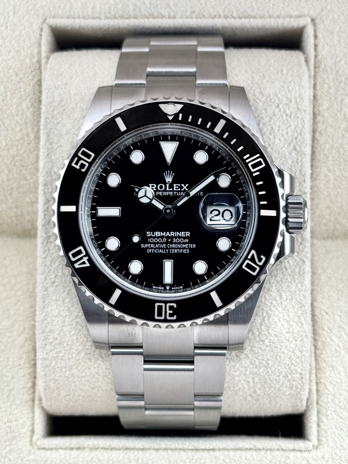 2022 Rolex Submariner 41mm 126610LN Stainless Steel Black Dial