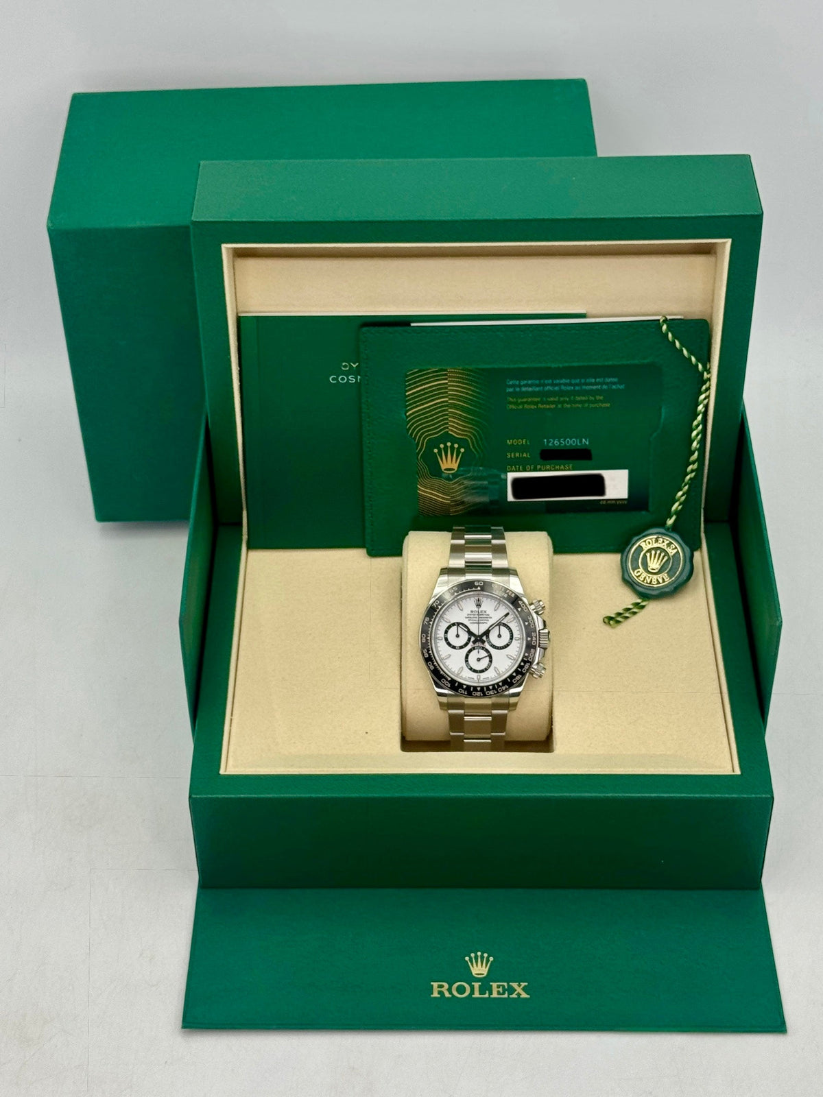 2026 Rolex Daytona 40mm 126500LN Stainless Steel Panda Dial