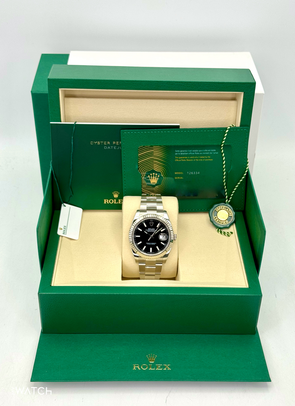 NEW 2025 Rolex Datejust 41mm 126334 Oyster Black Dial