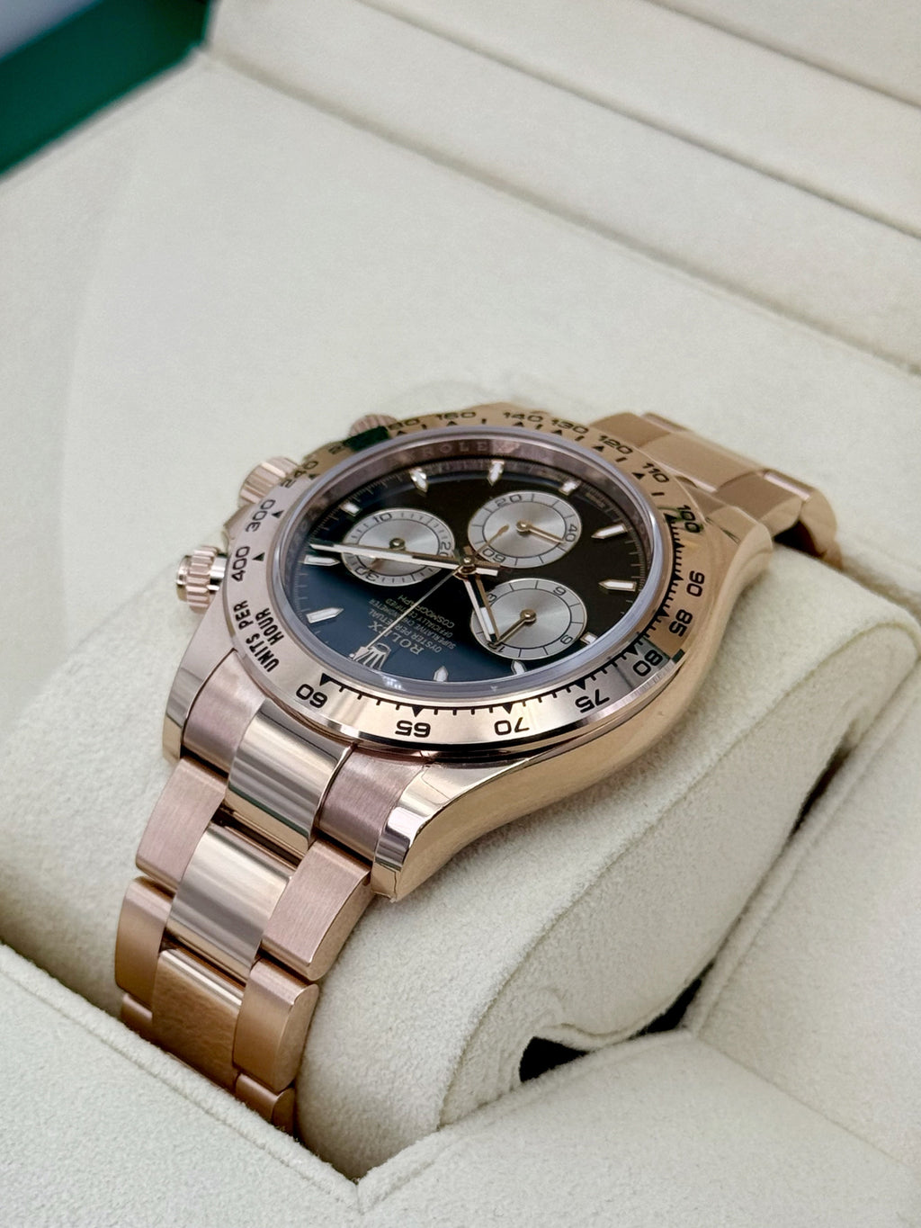 2025 Rolex Daytona 40mm 126505 Rose Gold Black Dial