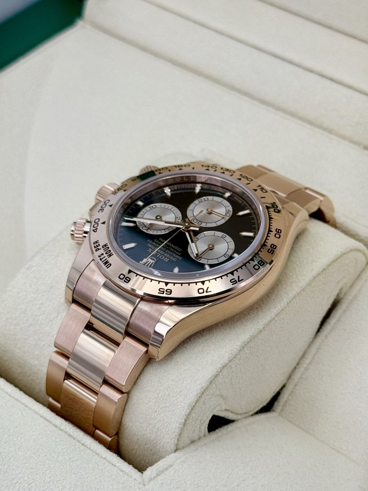 2025 Rolex Daytona 40mm 126505 Rose Gold Black Dial
