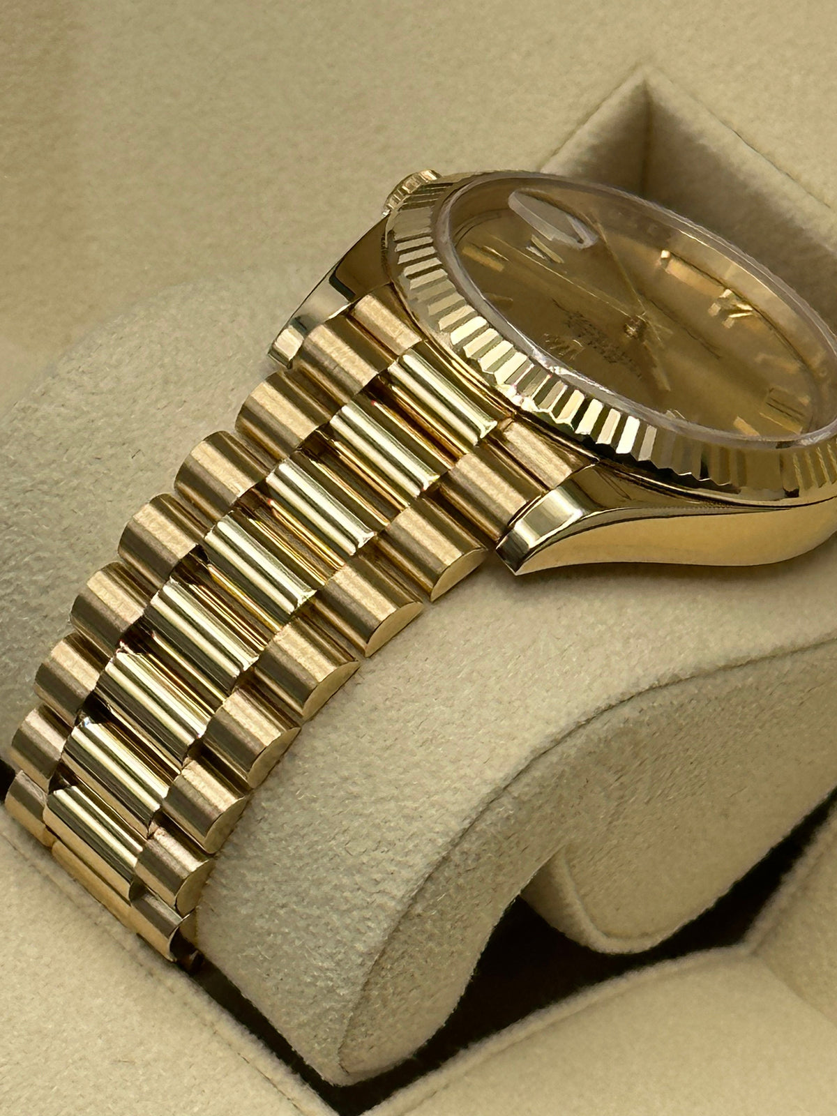 2019 Rolex Day-Date 40mm 228238 Presidential Champagne Dial