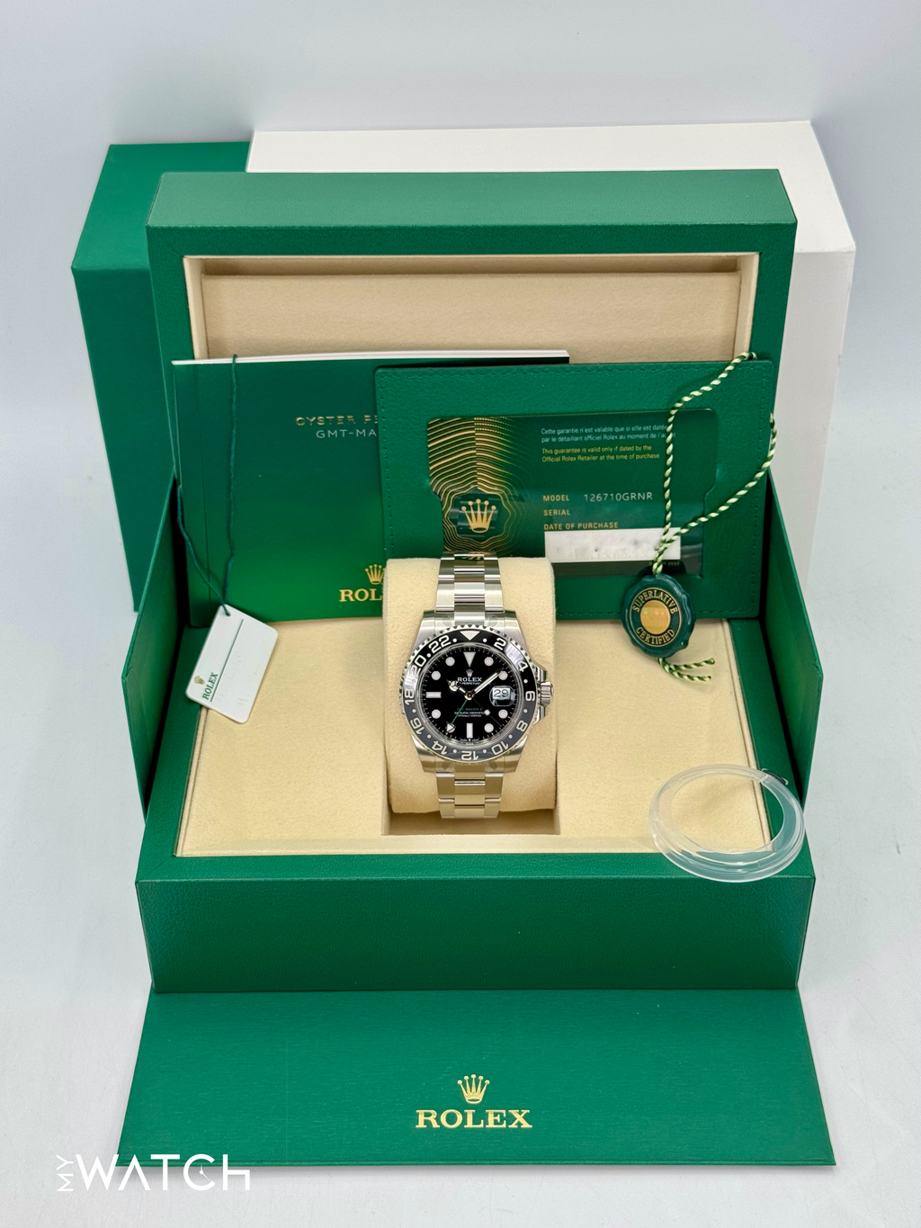 NEW 2025 Rolex GMT-Master II "Bruce Wayne" 40mm 126710GRNR Oyster