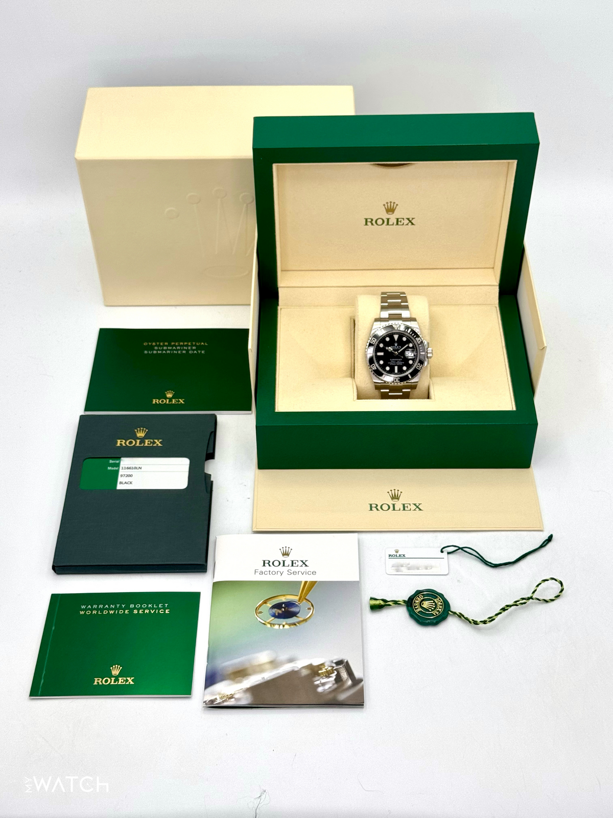 2016 Rolex Submariner 40mm 116610LN Stainless Steel Black Dial