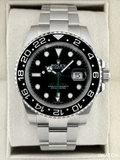 2018 Rolex GMT-Master II 40mm 116710LN Stainless Steel Black Dial