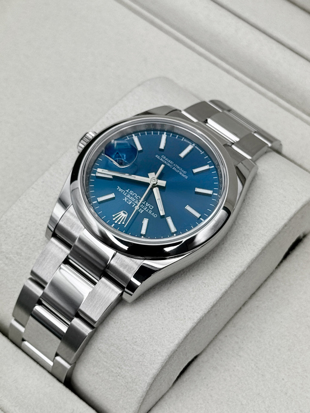 NEW 2026 Rolex Datejust 36mm 126200 Stainless Steel Oyster Blue Dial