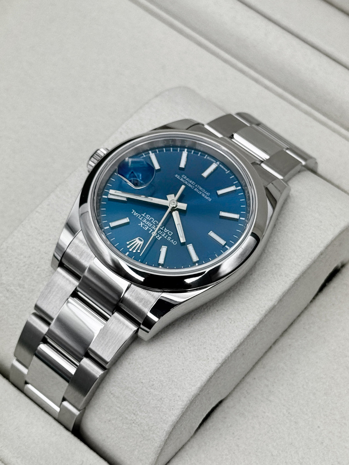 NEW 2026 Rolex Datejust 36mm 126200 Stainless Steel Oyster Blue Dial
