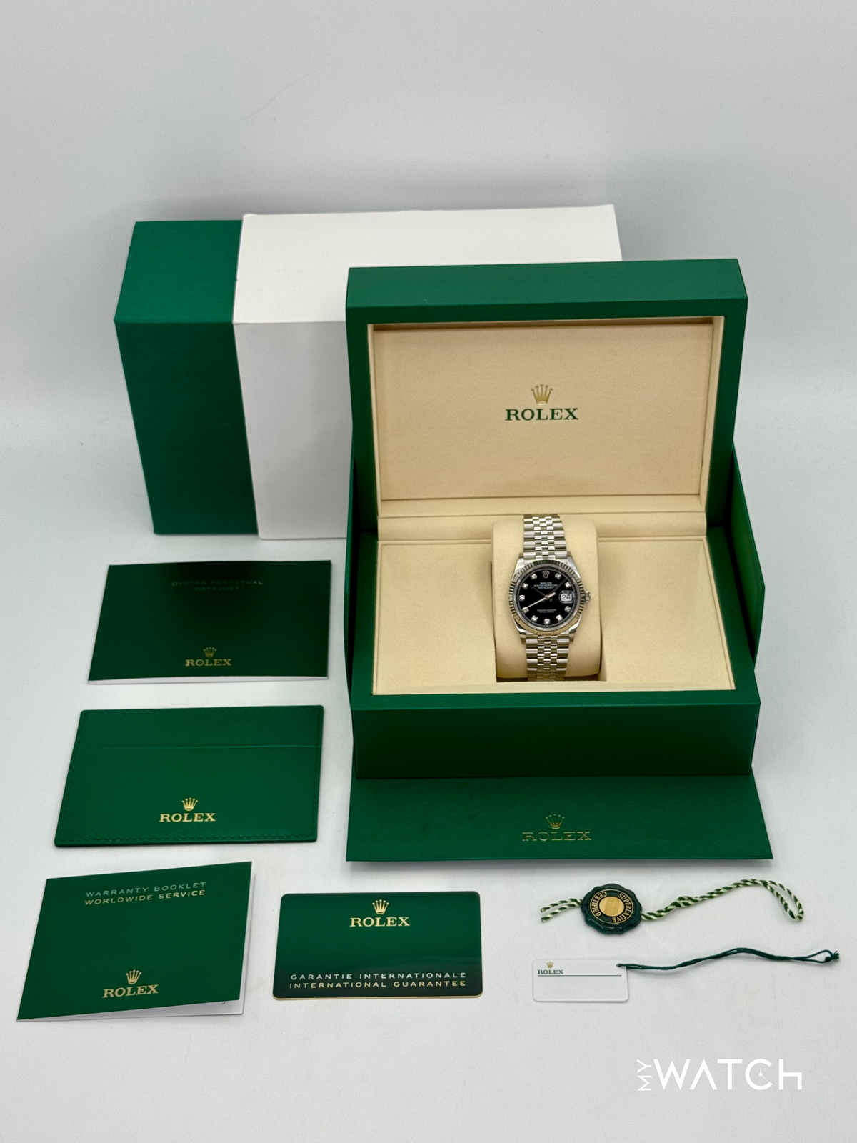 NEW 2026 Rolex Datejust 36mm 126234 Jubilee Black Diamond Dial