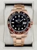 2022 Rolex GMT-Master II "Rootbeer" 40mm 126715CHNR Rose Gold