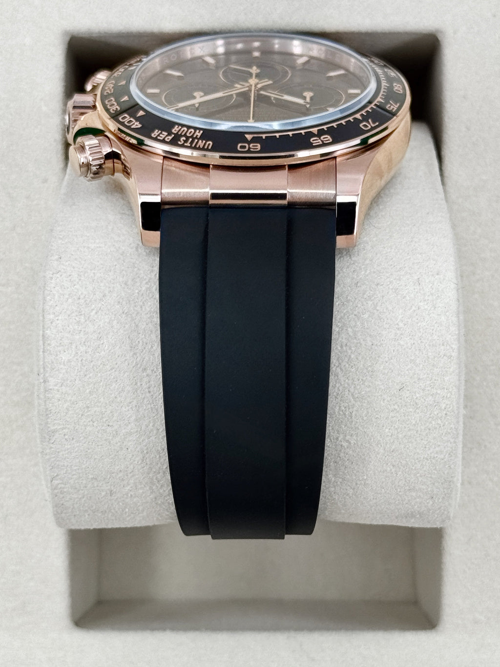 2026 Rolex Daytona 40mm 126515LN Rose Gold Oysterflex Chocolate Dial