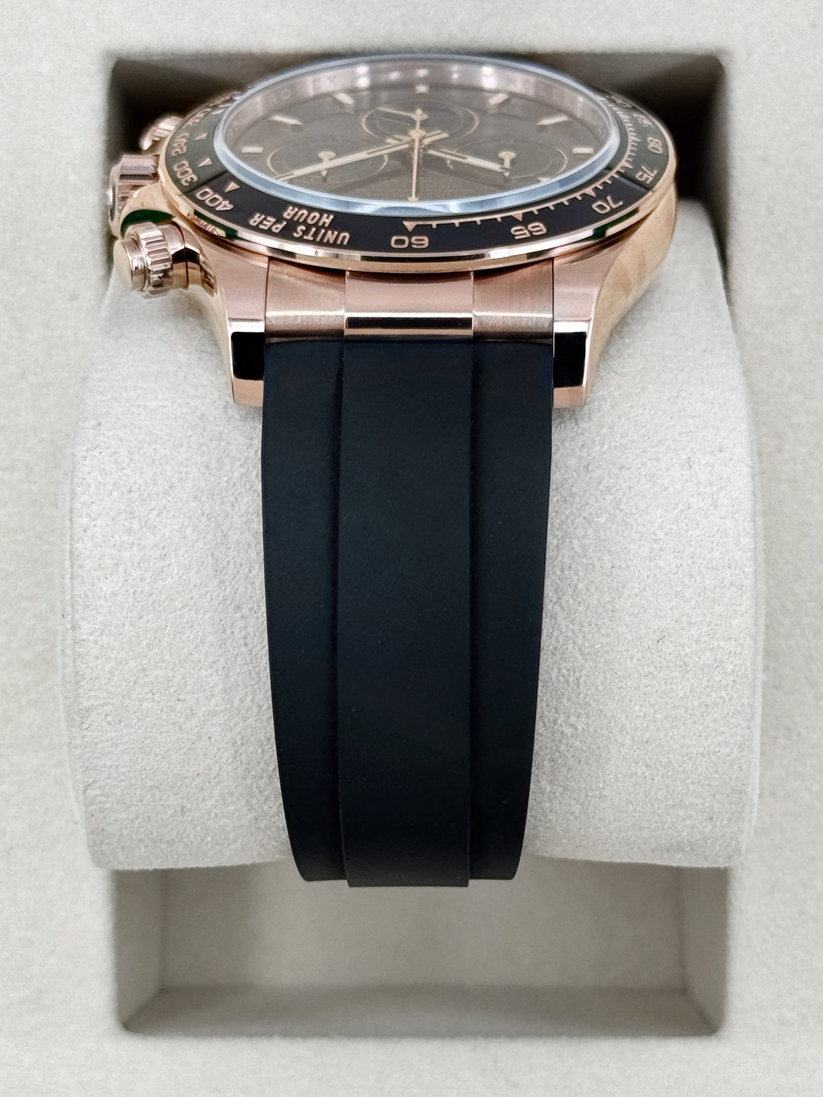 2026 Rolex Daytona 40mm 126515LN Rose Gold Oysterflex Chocolate Dial