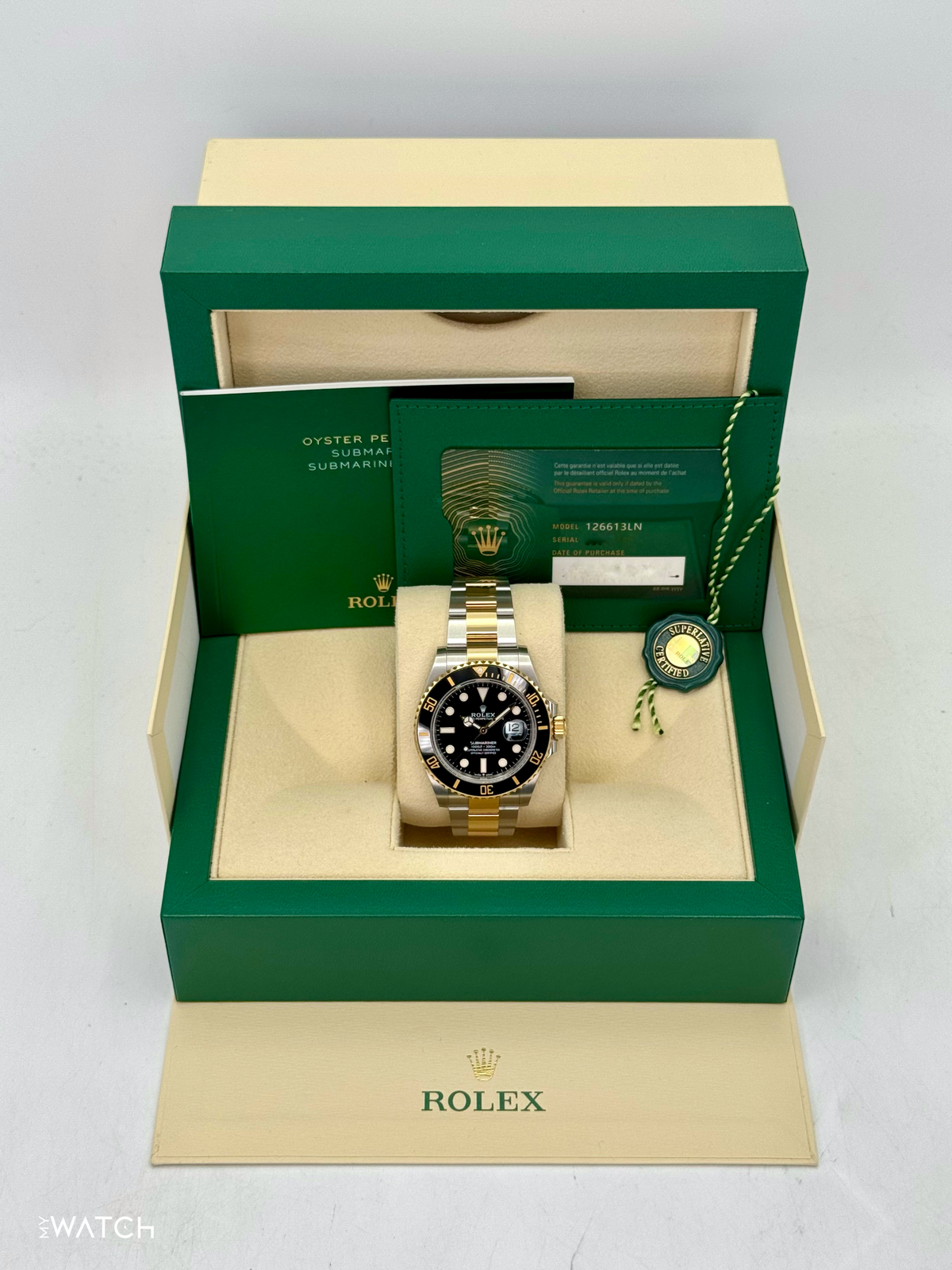 2024 Rolex Submariner 41mm 126613LN Two-Tone Black Dial