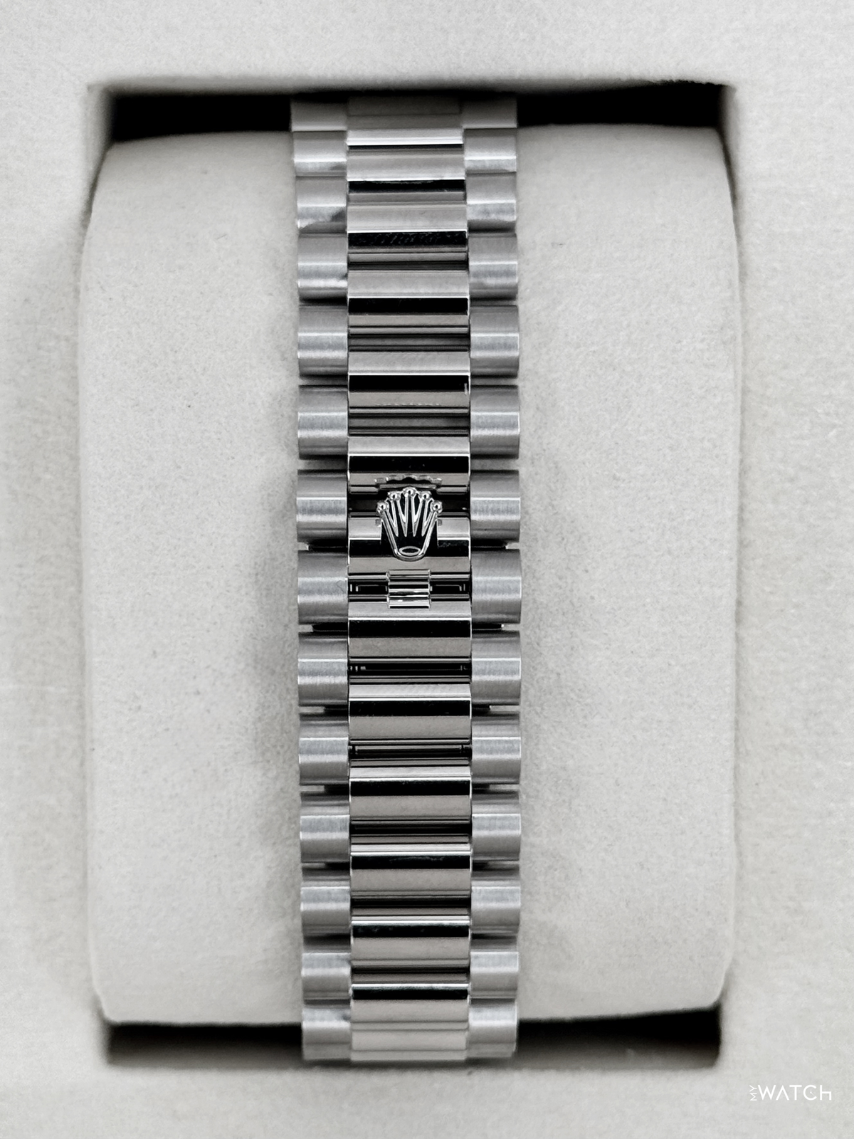 NEW 2026 Rolex Day-Date Platinum 36mm 128236 Ice Blue Roman Dial